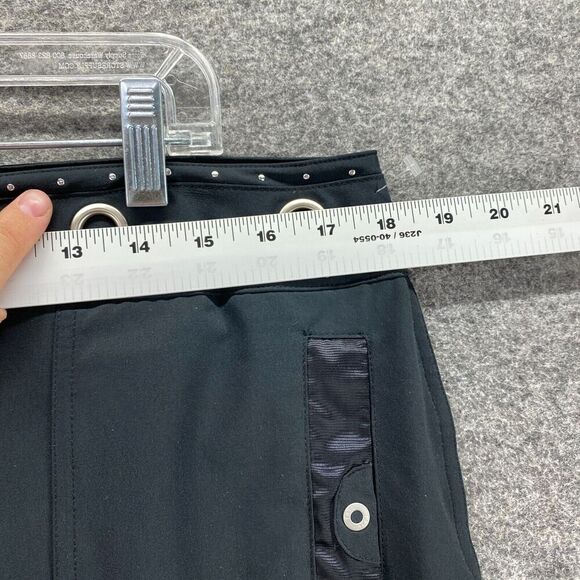 Tail Tech Cropped Pants Women 14 Black High Rise Flat Front Pockets Casual - Picture 5 of 11